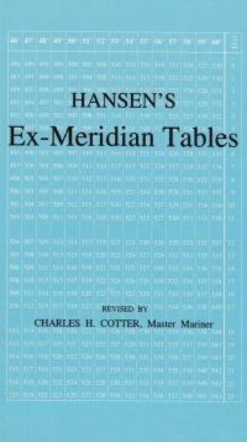 Hansens Ex-Meridian Tables